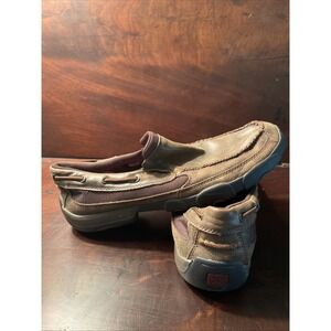 Twisted X Men's Driving Moc‎ Slip On Shoes Brown Size 13M